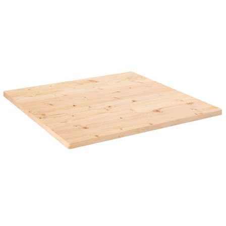 Dessus de table 80x80x2,5 cm bois de pin massif