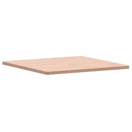 Dessus de table 80x80x2,5 cm carré bois massif de hêtre