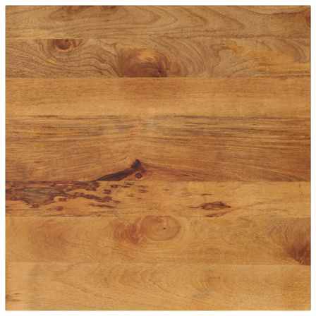 Dessus de table 80x80x2,5 cm carré bois massif de manguier