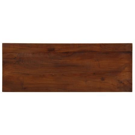 Dessus de table 90x20x2,5 cm rectangulaire bois massif récupéré