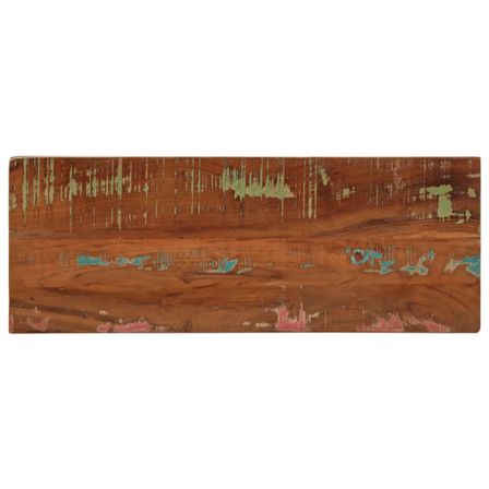 Dessus de table 90x40x3,8 cm rectangulaire bois massif récupéré
