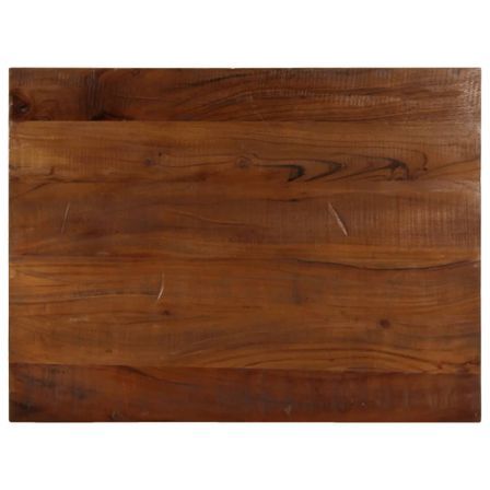 Dessus de table 90x60x2,5 cm rectangulaire bois massif récupéré