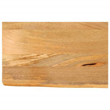 Dessus de table à bord vivant 60x30x3,8 cm bois massif manguier