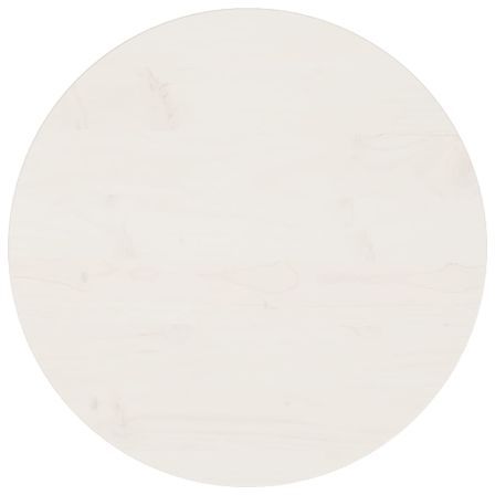 Dessus de table Blanc Ø50x2,5 cm Bois de pin massif