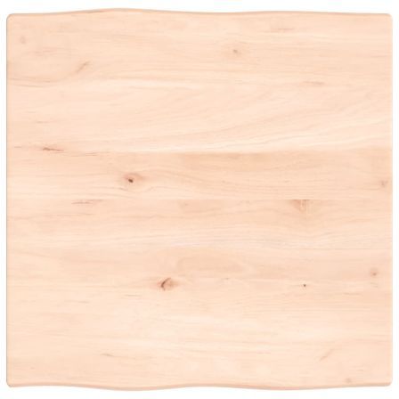 Dessus de table bois chêne massif non traité bordure assortie
