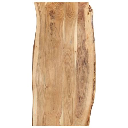 Dessus de table Bois d'acacia massif 120x(50-60)x2,5 cm