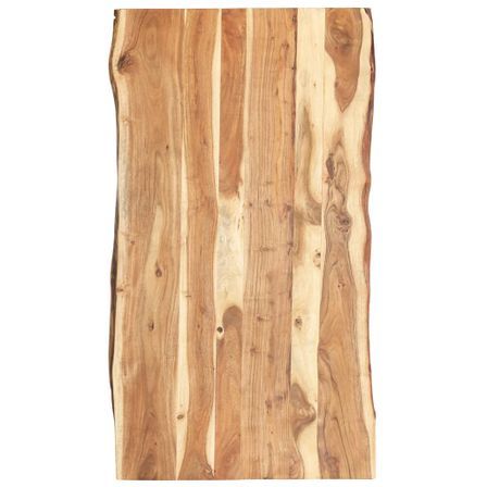 Dessus de table Bois d'acacia massif 120x(50-60)x3,8 cm