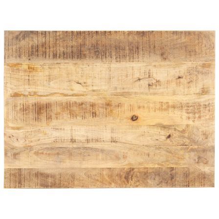 Dessus de table Bois de manguier solide 15-16 mm 80x60 cm
