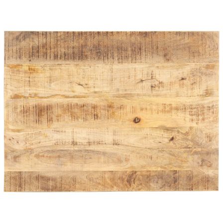 Dessus de table Bois de manguier solide 15-16 mm 80x70 cm