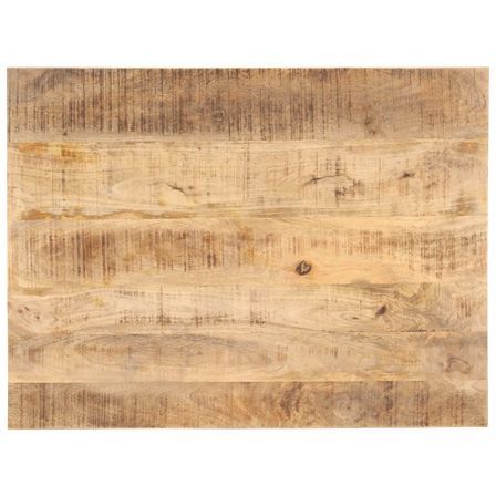 Dessus de table Bois de manguier solide 25-27 mm 80x70 cm