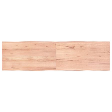 Dessus de table bois massif traité bordure assortie
