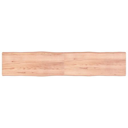 Dessus de table bois massif traité bordure assortie