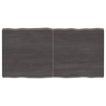 Dessus de table bois massif traité bordure assortie