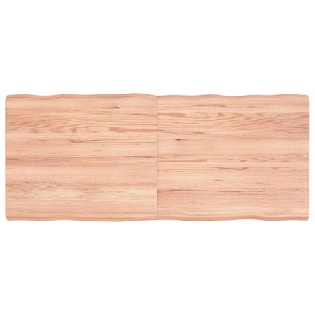 Dessus de table bois massif traité bordure assortie