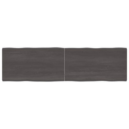 Dessus de table bois massif traité bordure assortie