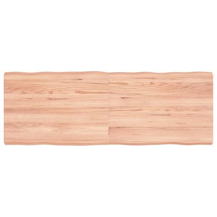 Dessus de table bois massif traité bordure assortie