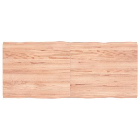Dessus de table bois massif traité bordure assortie