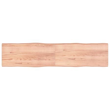 Dessus de table bois massif traité bordure assortie