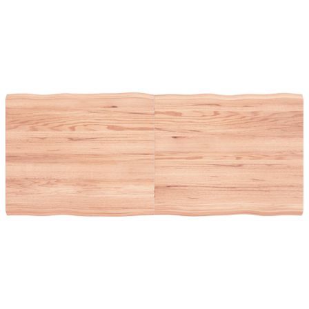 Dessus de table bois massif traité bordure assortie