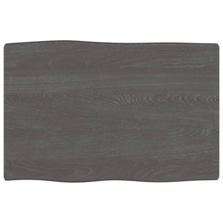 Dessus de table bois massif traité bordure assortie