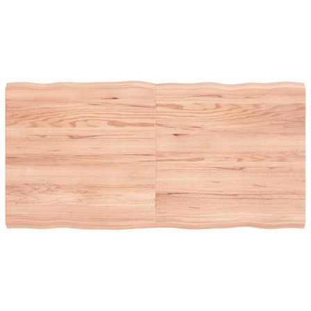 Dessus de table bois massif traité bordure assortie
