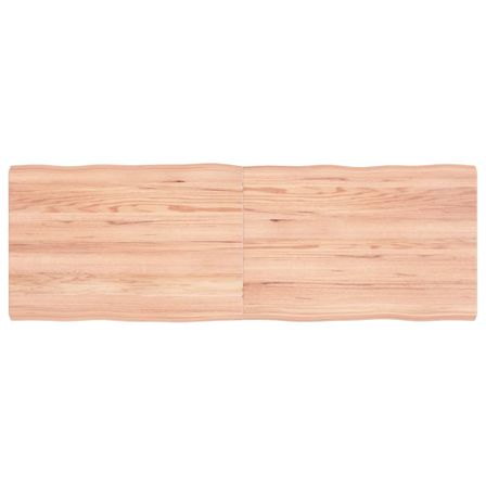 Dessus de table bois massif traité bordure assortie