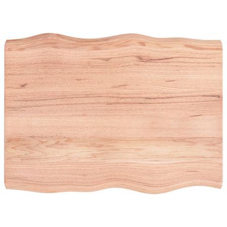 Dessus de table bois massif traité bordure assortie