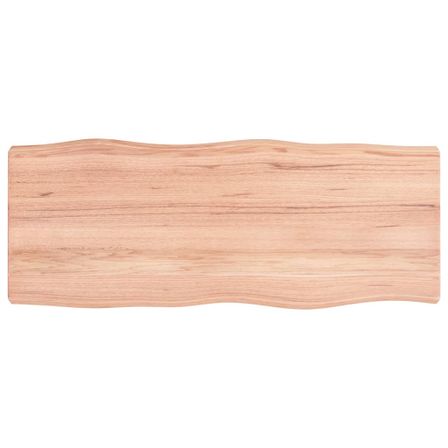 Dessus de table bois massif traité bordure assortie