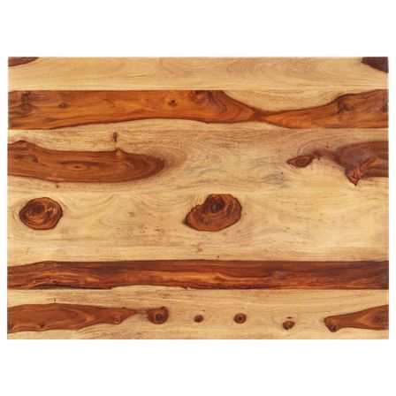 Dessus de table Bois solide 25-27 mm 70x80 cm