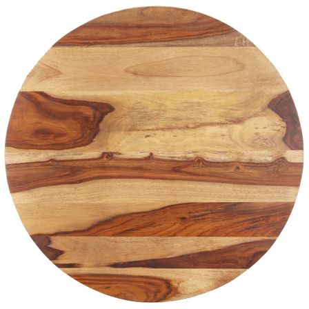 Dessus de table Bois solide Rond 25-27 mm 80 cm