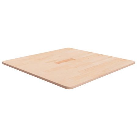 Dessus de table carré 70x70x1,5 cm Bois chêne massif non traité