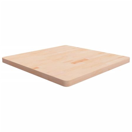 Dessus de table carré 80x80x4 cm Bois chêne massif non traité