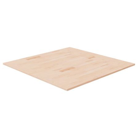 Dessus de table carré 90x90x1,5 cm Bois chêne massif non traité