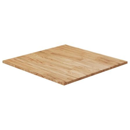 Dessus de table carré Marron clair90x90x1,5cm Bois chêne traité
