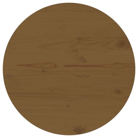 Dessus de table Marron Ø70x2,5 cm Bois de pin massif