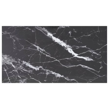 Dessus de table Noir 120x65 cm 8 mm Verre trempé