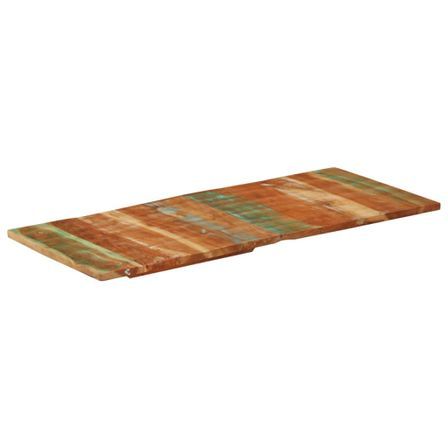 Dessus de table rectangulaire 60x140 cm 25-27 mm Bois récupéré