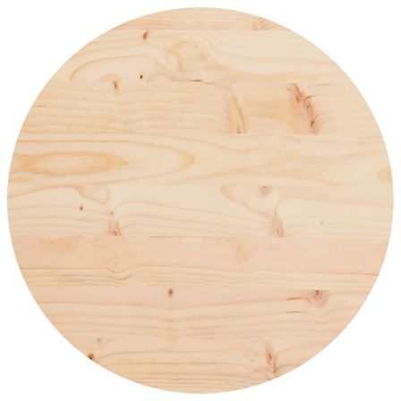 Dessus de table rond Ø40x3 cm bois de pin massif