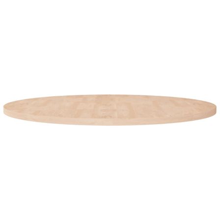 Dessus de table rond Ø90x2,5 cm Bois de chêne massif non traité