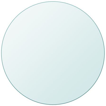 Dessus de table ronde en verre trempé 400 mm
