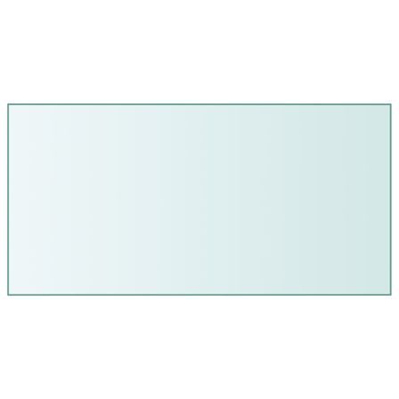 Dessus de table Transparent 50x100 cm Verre trempé