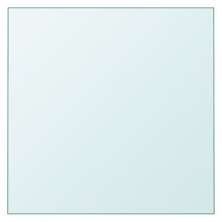 Dessus de table Transparent 50x50 cm Verre trempé