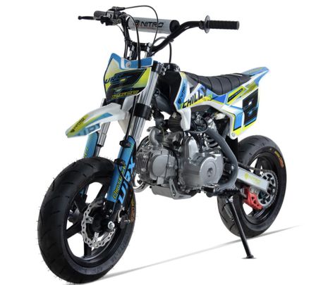 Dirt Bike 125cc CHILLY UX URX 12/12 semi automatique