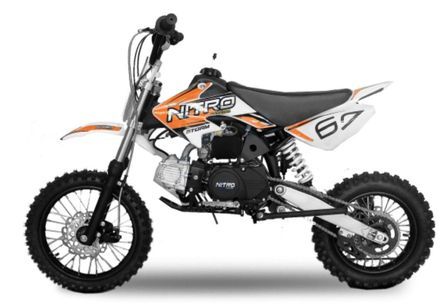 Dirt Bike 125cc Storm 14/12 Manuel 4 temps Orange