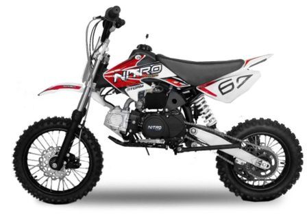 Dirt Bike 125cc Storm 14/12 Manuel 4 temps Rouge