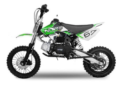 Dirt Bike 125cc Storm 14/12 Manuel 4 temps Vert