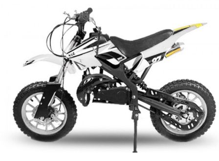Dirt bike 49cc Apollo midi 10/10 blanc