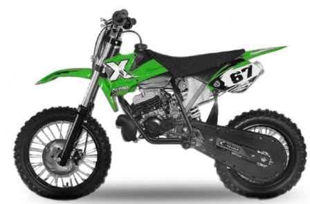 Dirt Bike 49cc NRG 14/12 Kick starter automatique vert