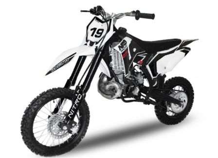 Dirt Bike 65cc noir NRG65 GTR 14/12 refroidissement à eau