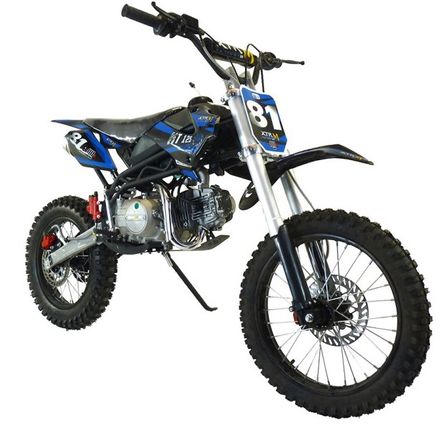Dirt Bike KT 125cc 4t bleu
